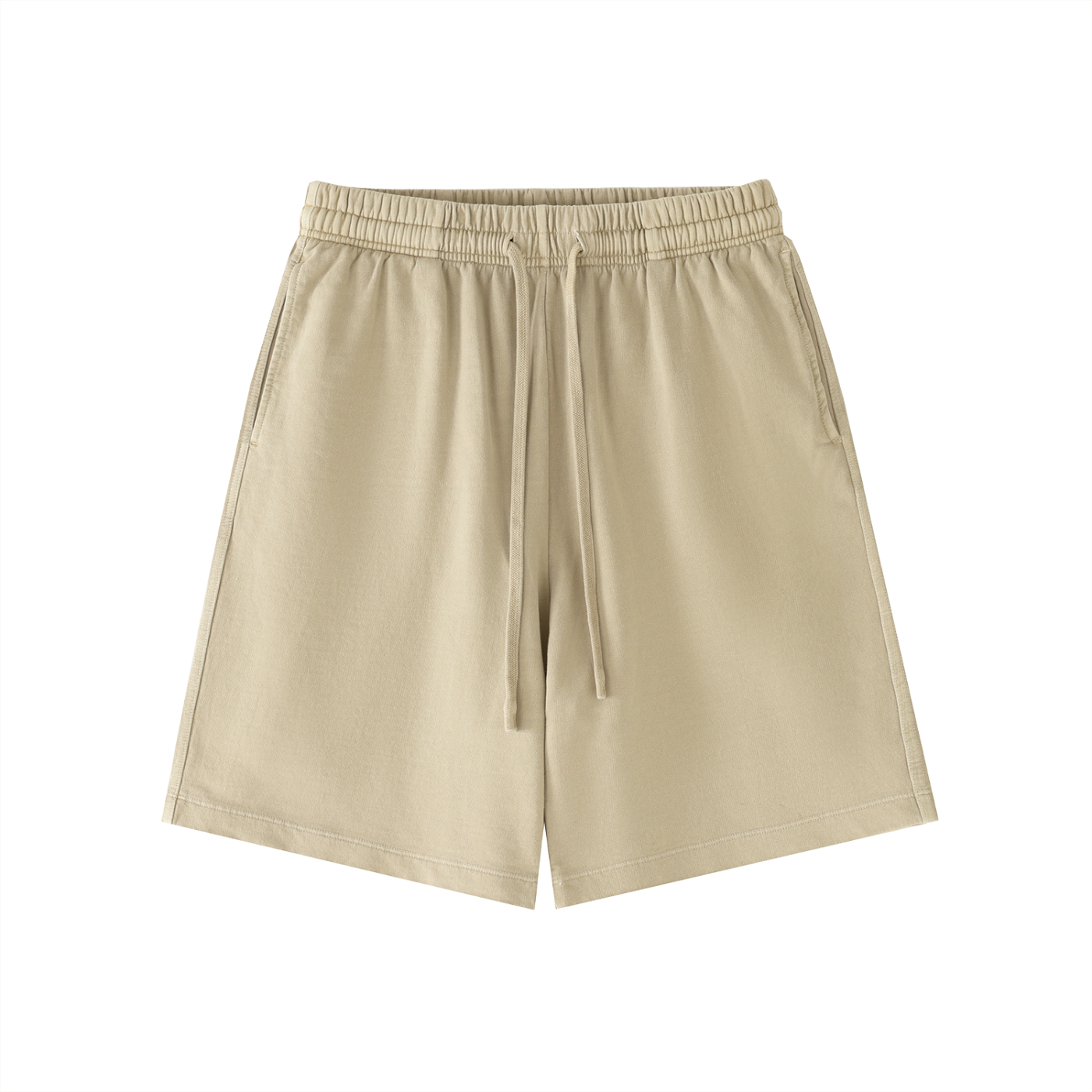 Black/White Vintage Wash Sweat Shorts