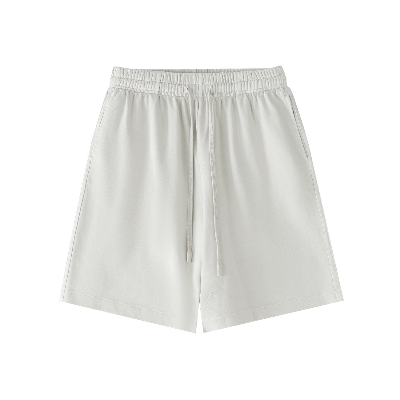 Black/White Vintage Wash Sweat Shorts
