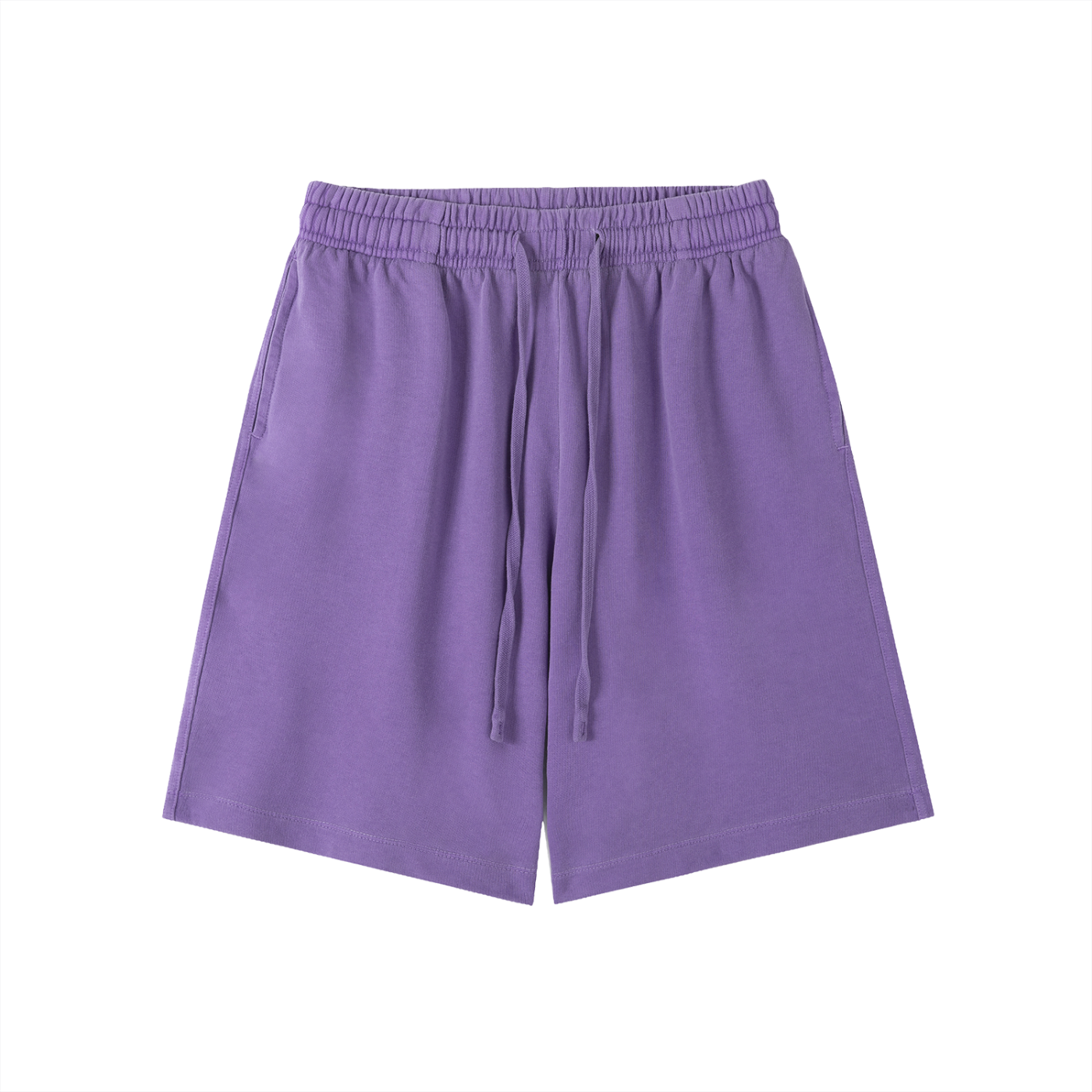 Black/White Vintage Wash Sweat Shorts