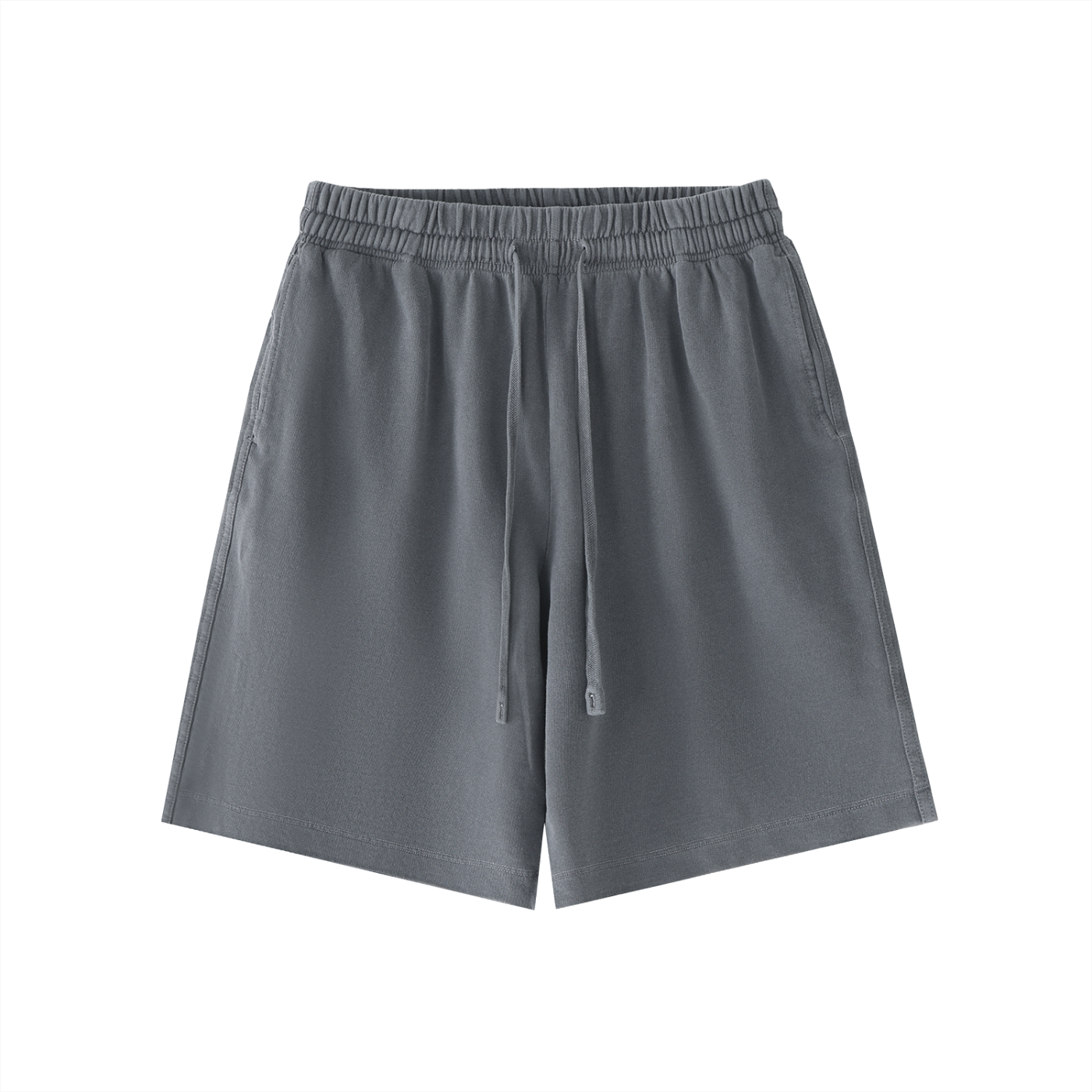 Black/White Vintage Wash Sweat Shorts