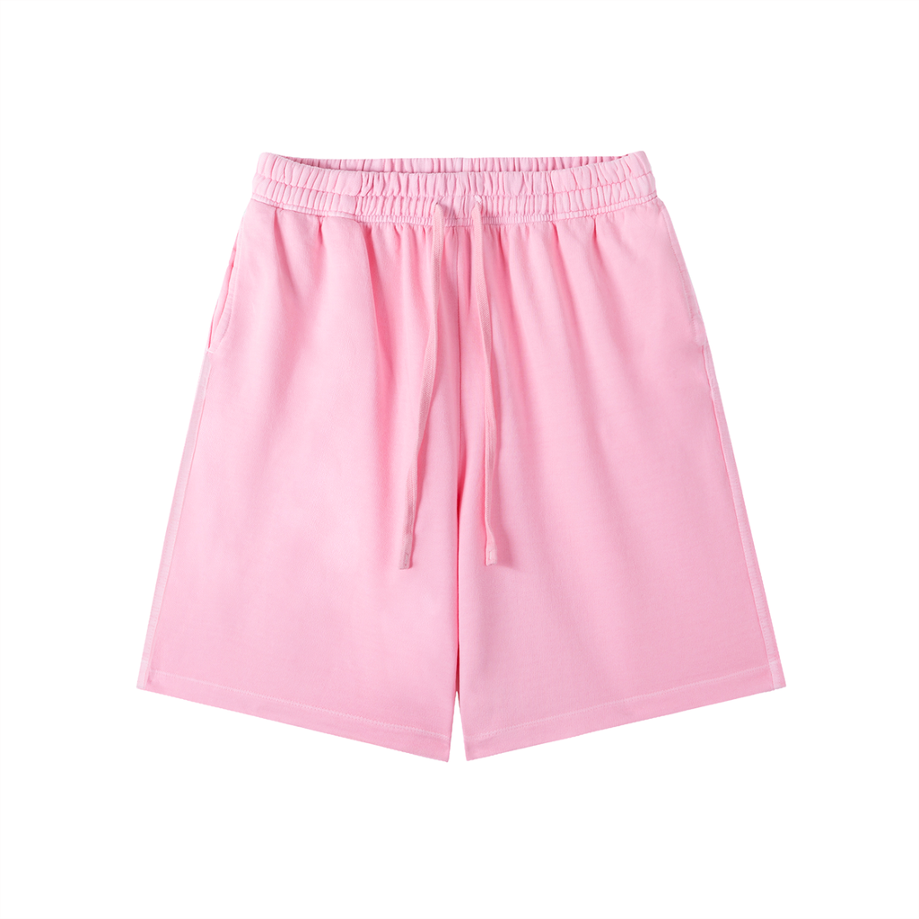 Black/White Vintage Wash Sweat Shorts