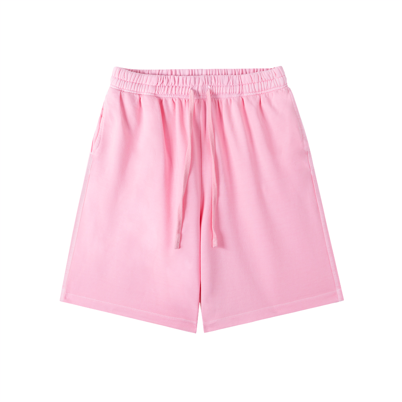 Black/White Vintage Wash Sweat Shorts